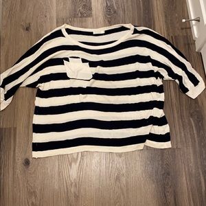 Striped Over Sized Sweater